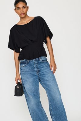 Selected Matilda Pleated Top