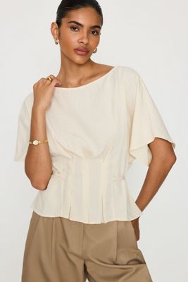 Selected Matilda Pleated Top