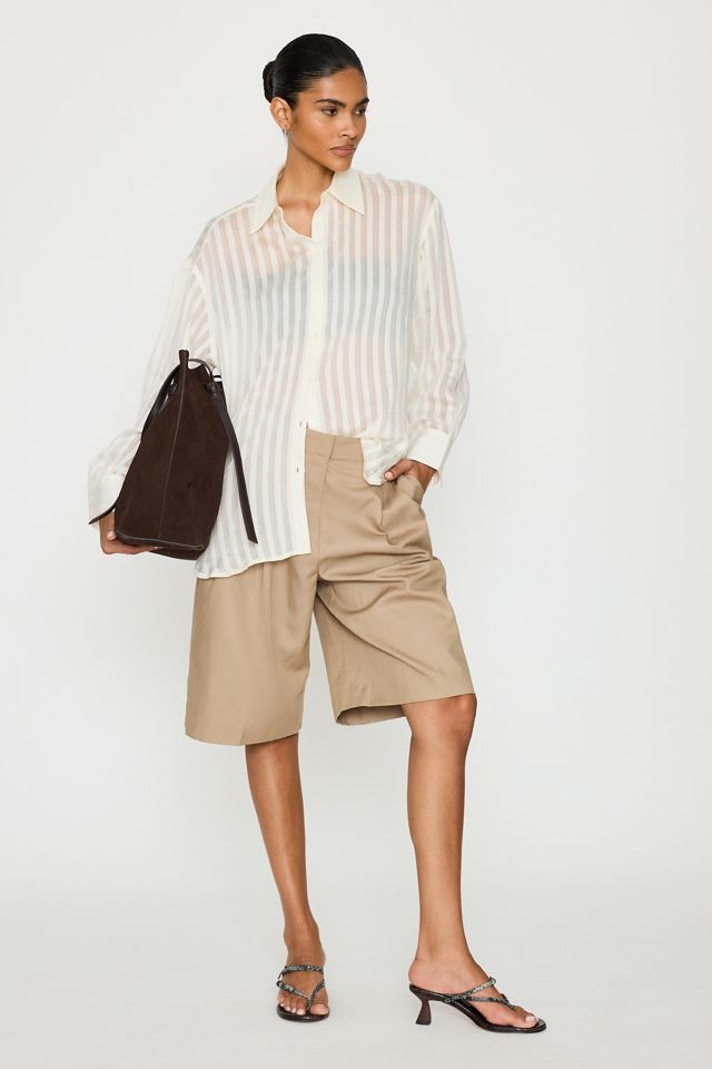 Camicia Selected Toran a Righe Trasparenti #1
