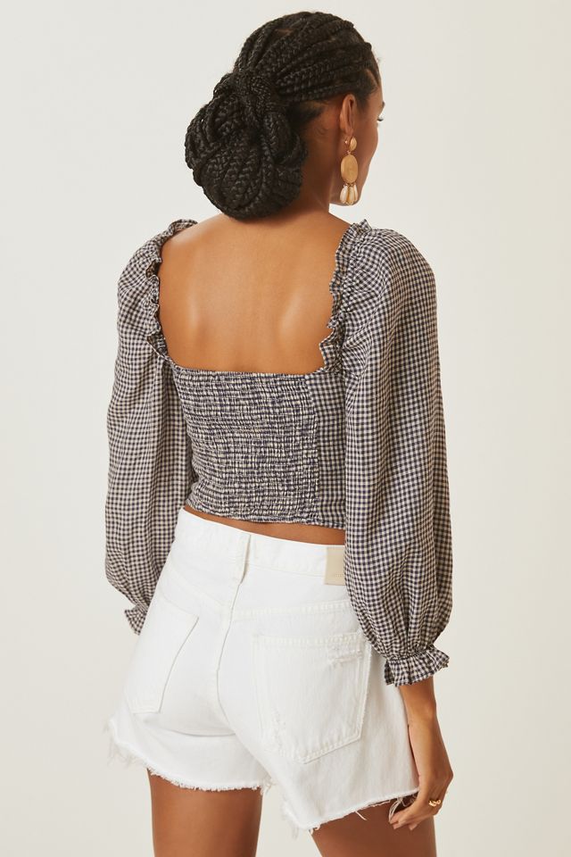 Gingham Corset Top #1