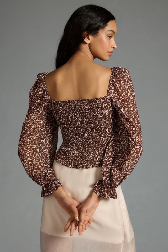 ASTR The Label Tonina Puff-Sleeve Top #1