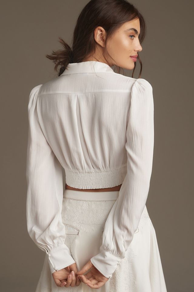 Hotarium - Long-Sleeve Corset Top