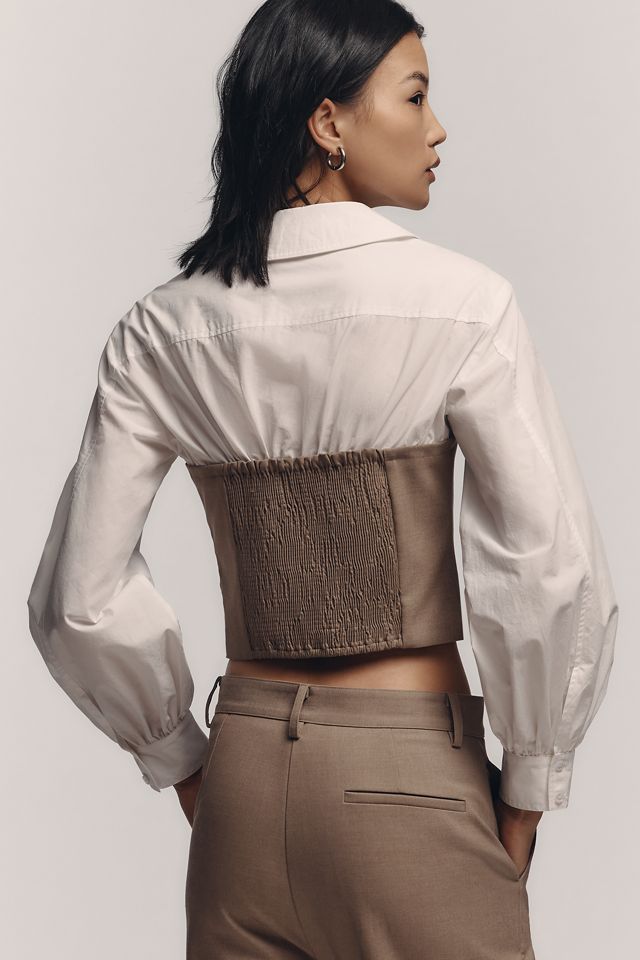 ASTR The Label Brooks Layered Corset Top #1