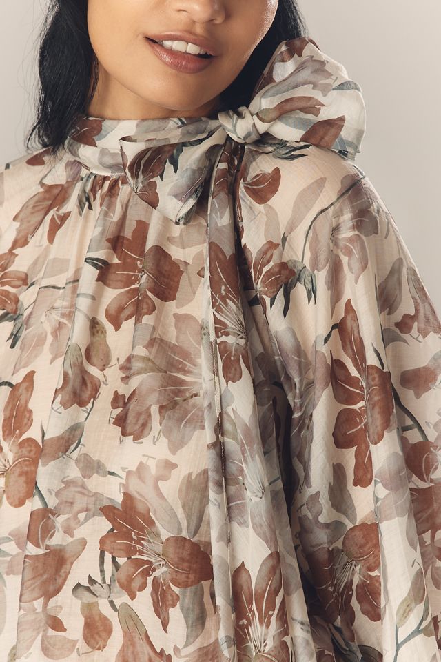 ASTR The Label Cinthia Tie Blouse #1
