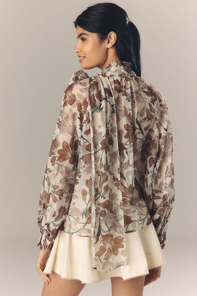 ASTR The Label Cinthia Tie Blouse #2