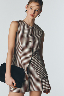 Astr Karan Vest Top In Brown