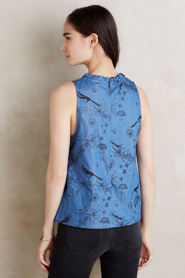 Amanita Chambray Tank #1