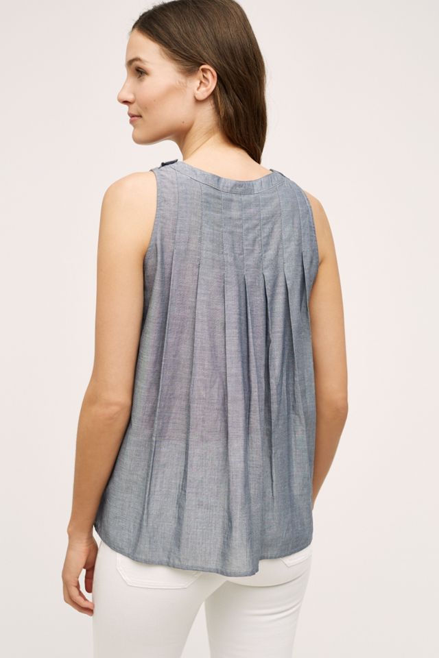 Sunlit Chambray Tank #1