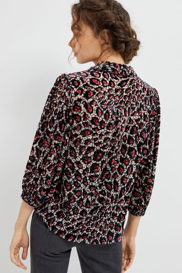 Lynnie Burnout Blouse #2