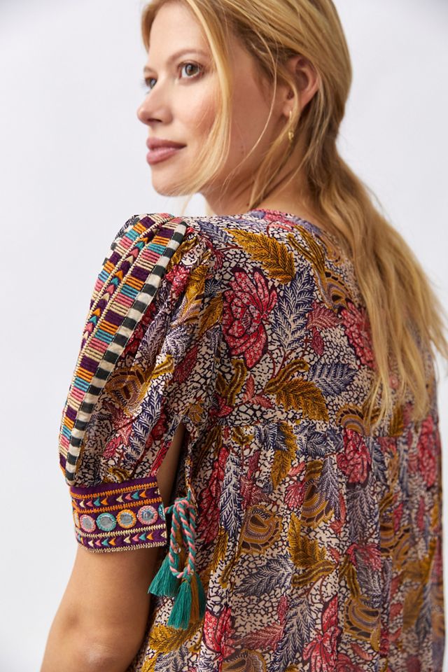 Verb by Pallavi Singhee Embroidered Tunic Blouse #1