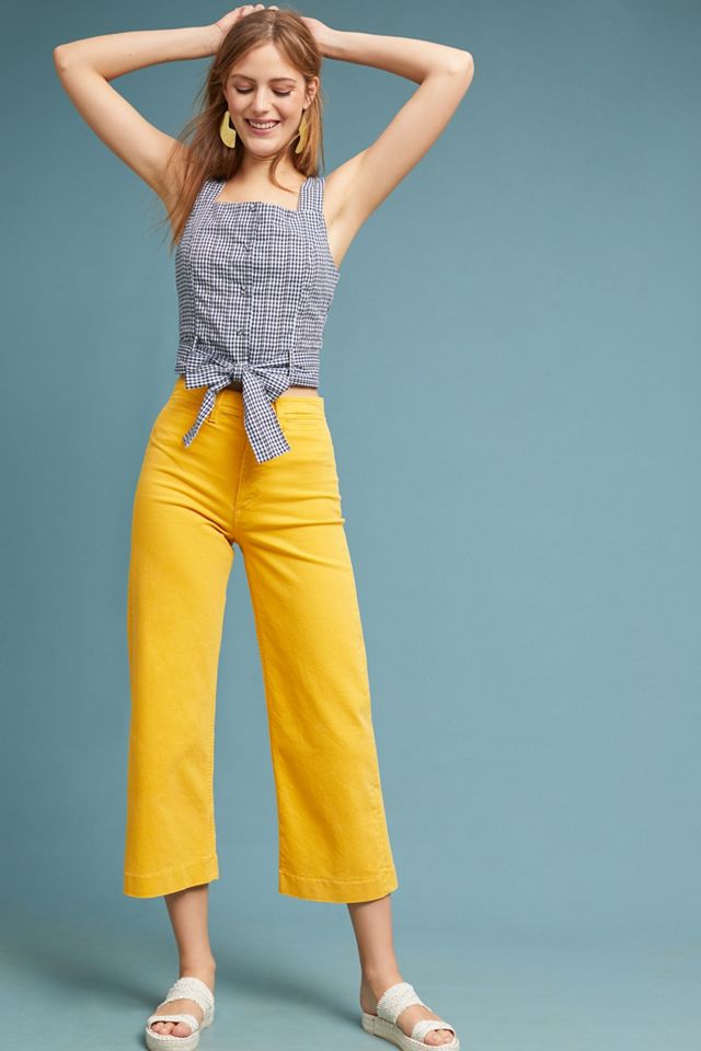 Cropped Gingham Tank #2