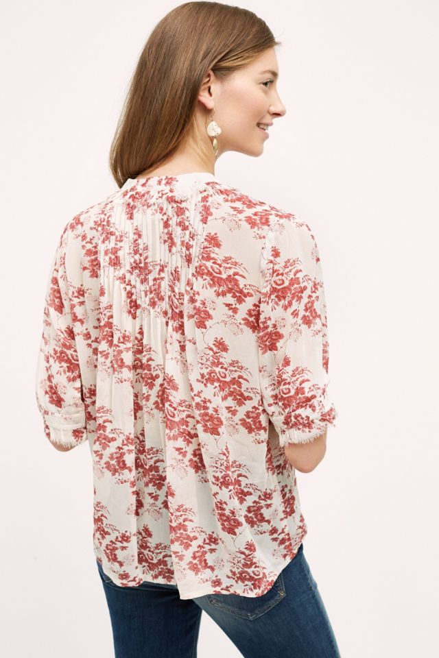 Victoria Ruffled Buttondown #1