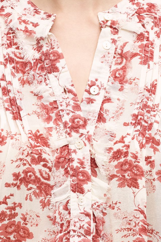 Victoria Ruffled Buttondown #2