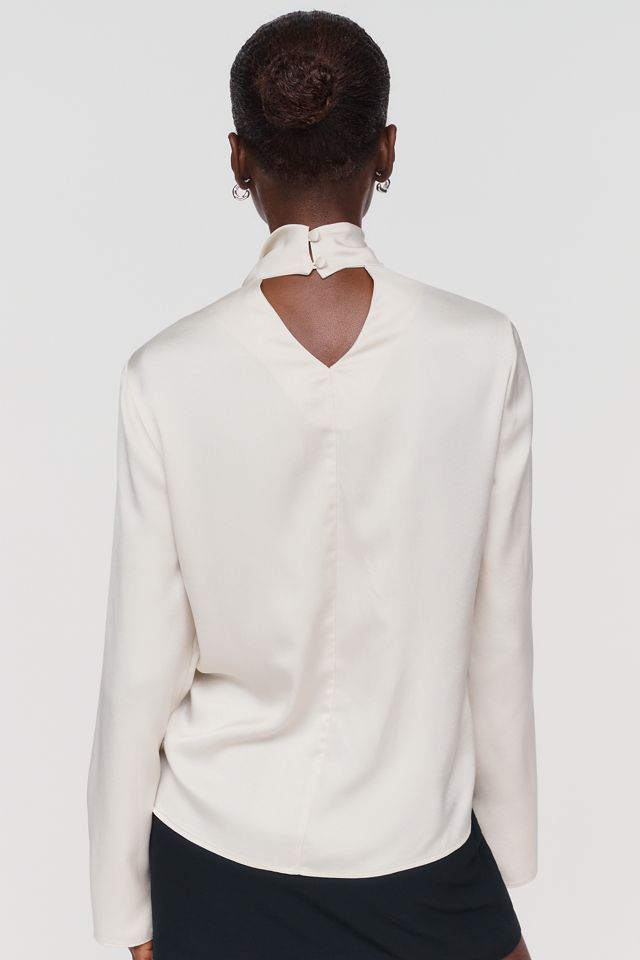 WAYF Draped Long-Sleeve Top #2