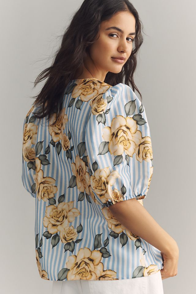 Hutch Atlas Puff-Sleeve Top | Anthropologie