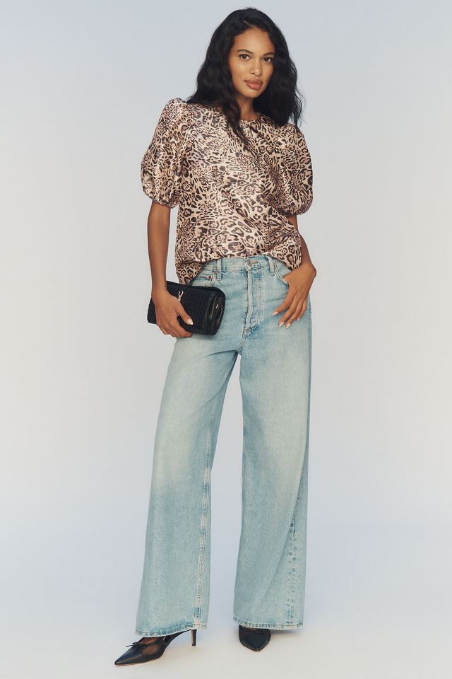 Hutch Puff-Sleeve Printed Blouse #2