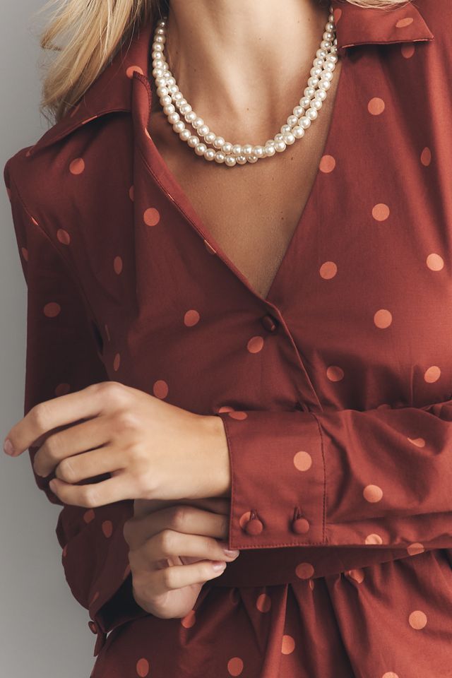 Hutch Long-Sleeve Wrap-Front Peplum Blouse #3