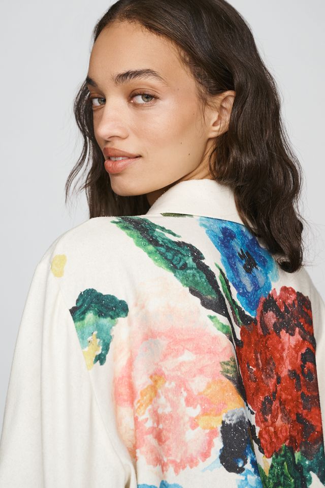 Stine Goya Noil 100% Silk Buttondown Shirt #3