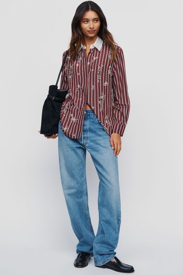 Stine Goya Beaded Buttondown Shirt #1