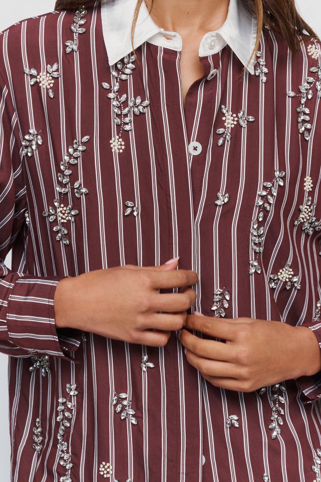 Stine Goya Beaded Buttondown Shirt #3