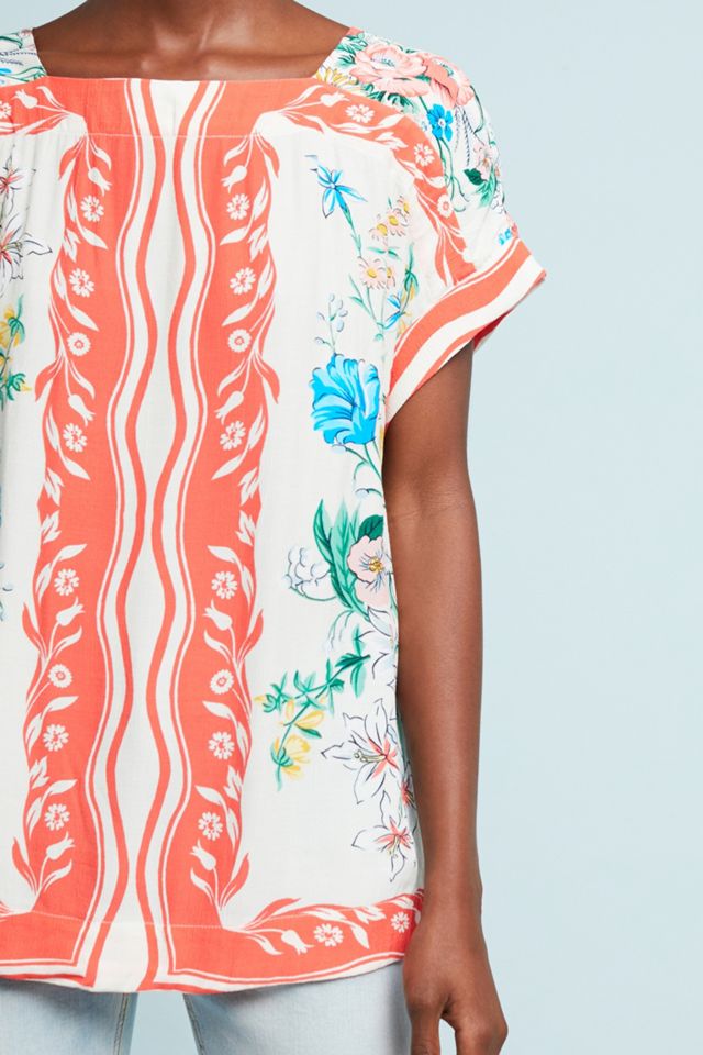 Romina Scarf-Printed Top #2