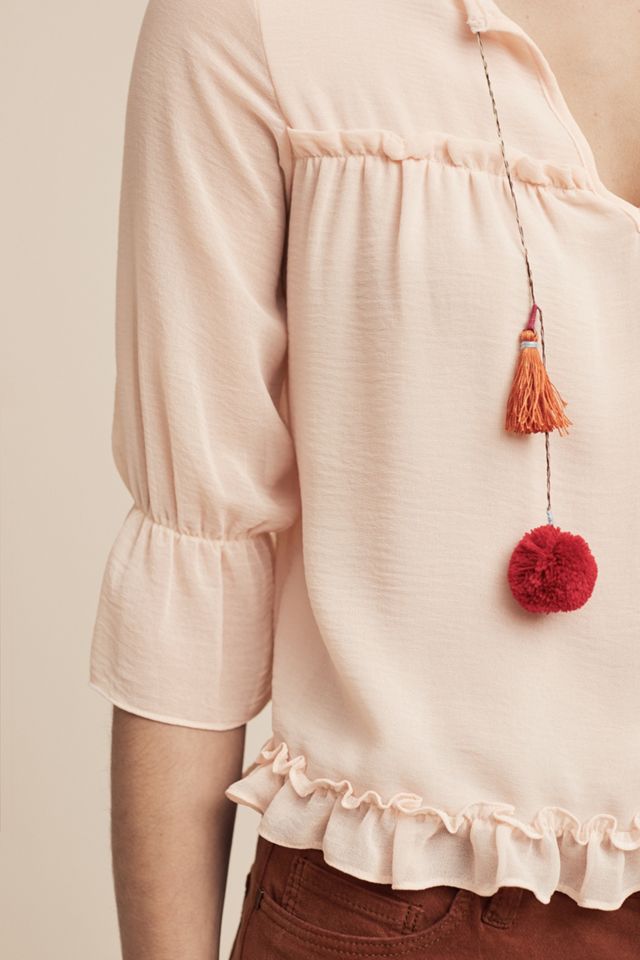 Faye Tasseled Blouse #2