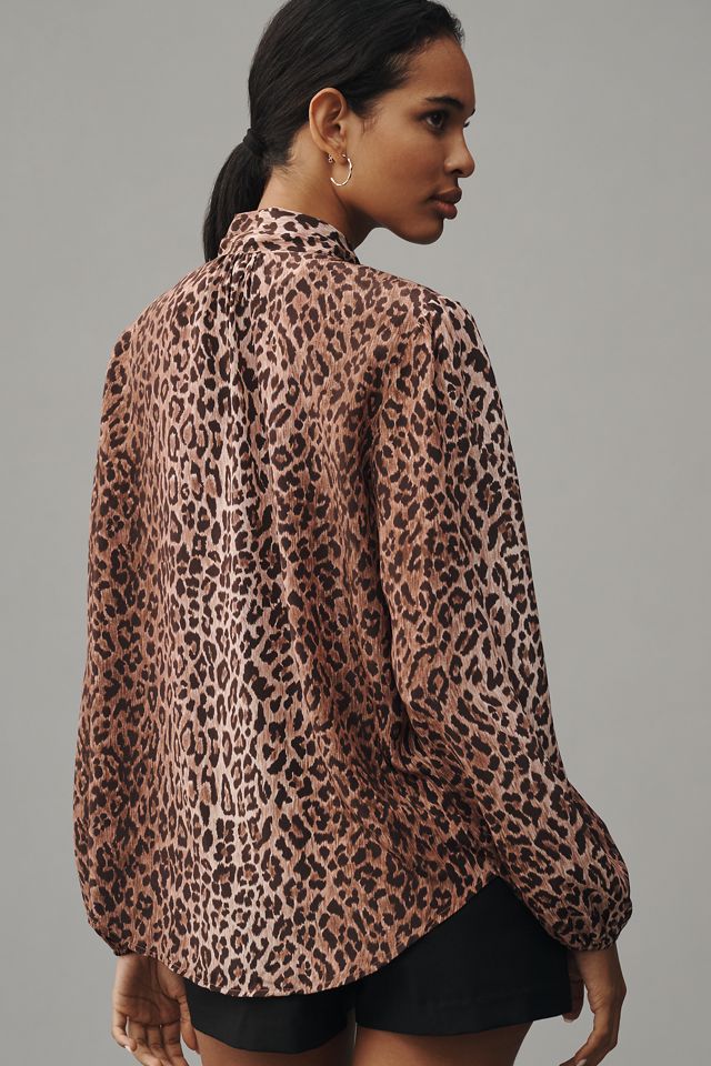 RIXO Moss Silk Top #1