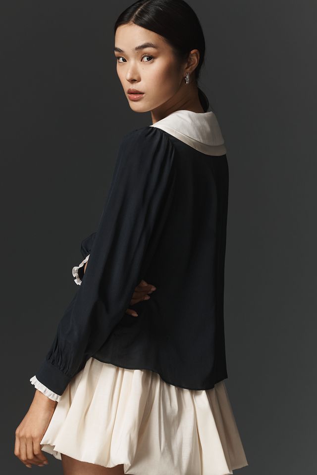 RIXO Eimer Silk Top #2
