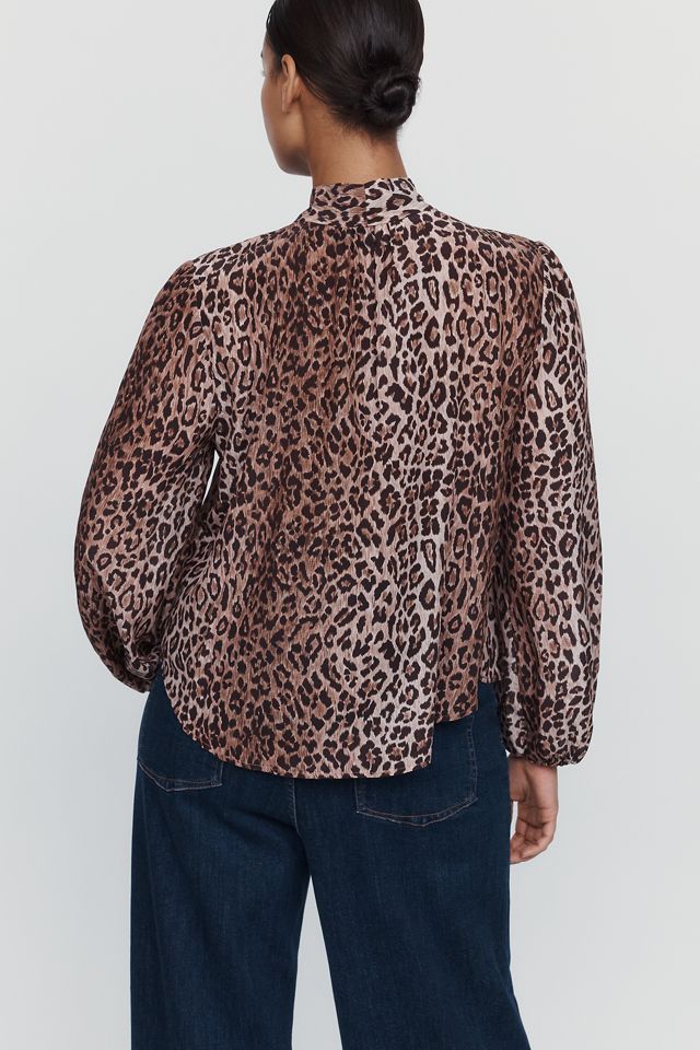RIXO Moss 100% Silk Blouse #1