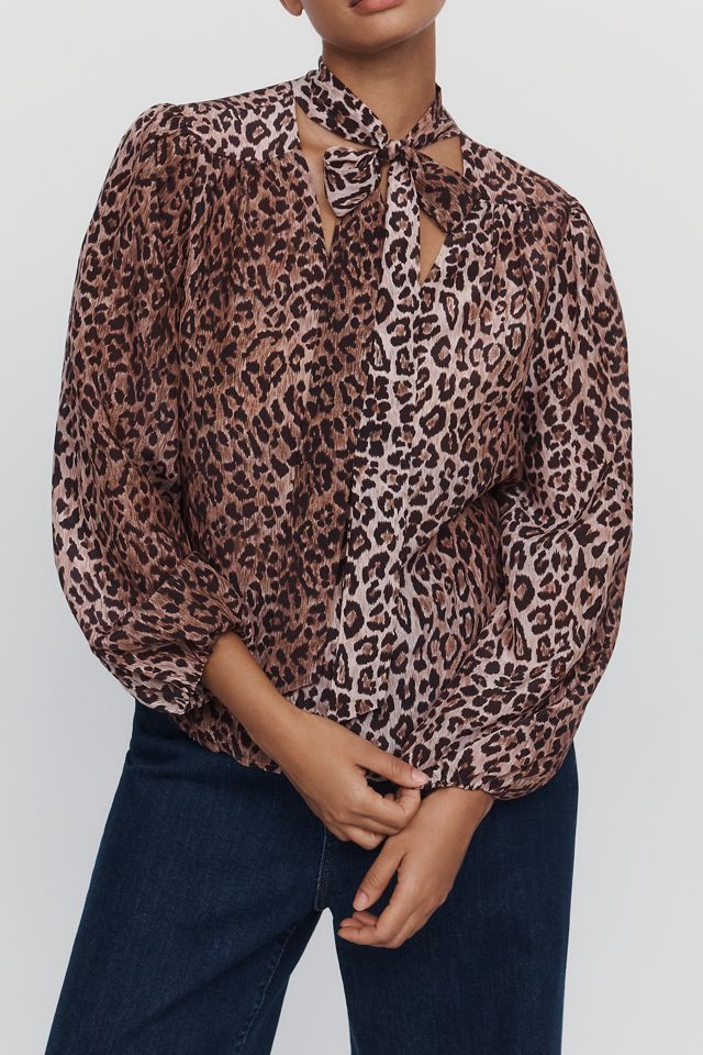 RIXO Moss 100% Silk Blouse #2