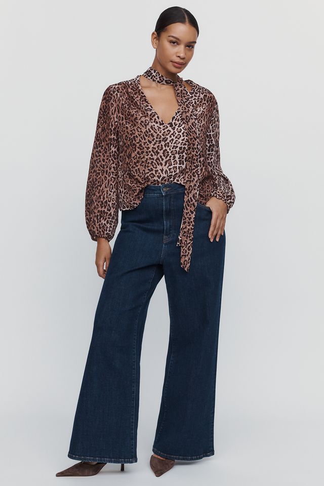 RIXO Moss 100% Silk Blouse #3