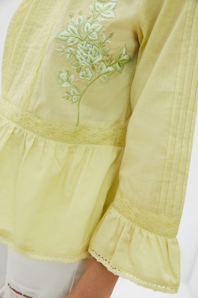 Drew Embroidered Lace Blouse #1