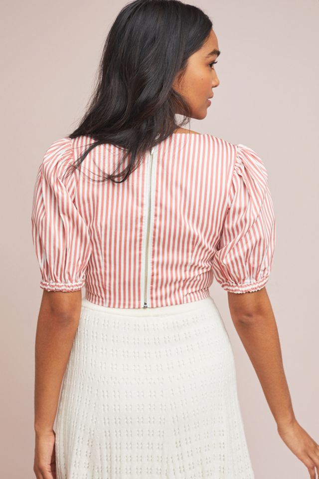 Corseted Stripe Top #2