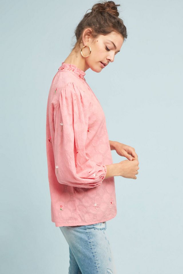 Kristen High-Neck Blouse #3