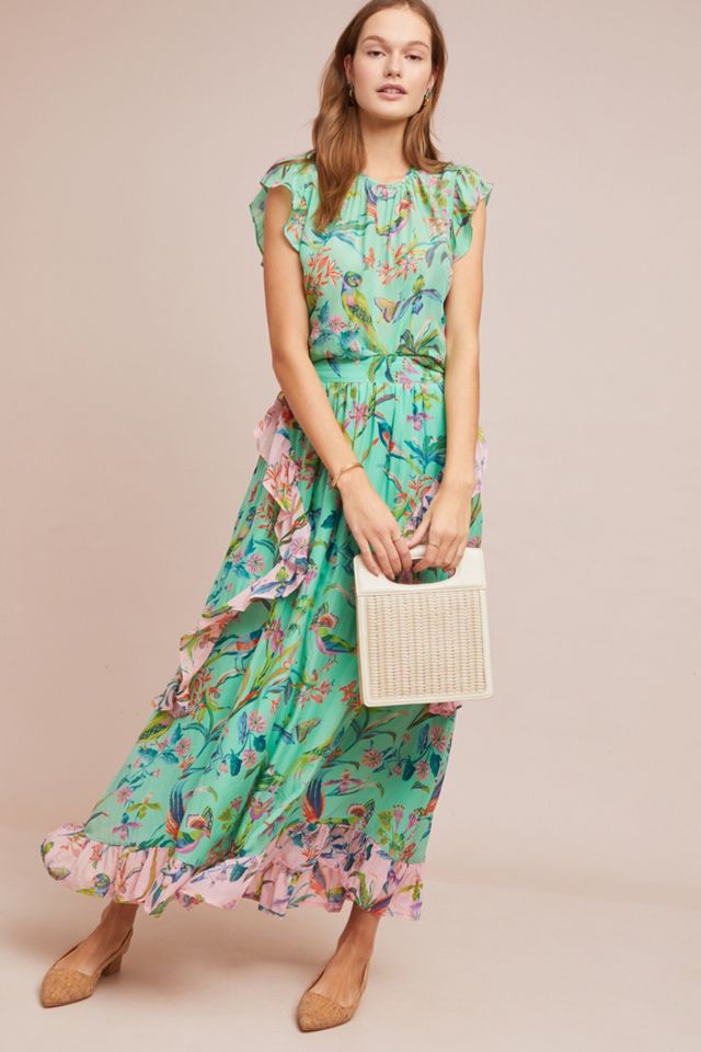 Mughal Garden Silk Top #2