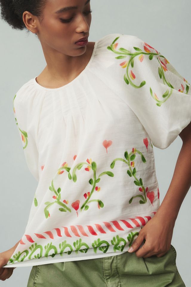 Banjanan Oana Puff-Sleeve Top #2