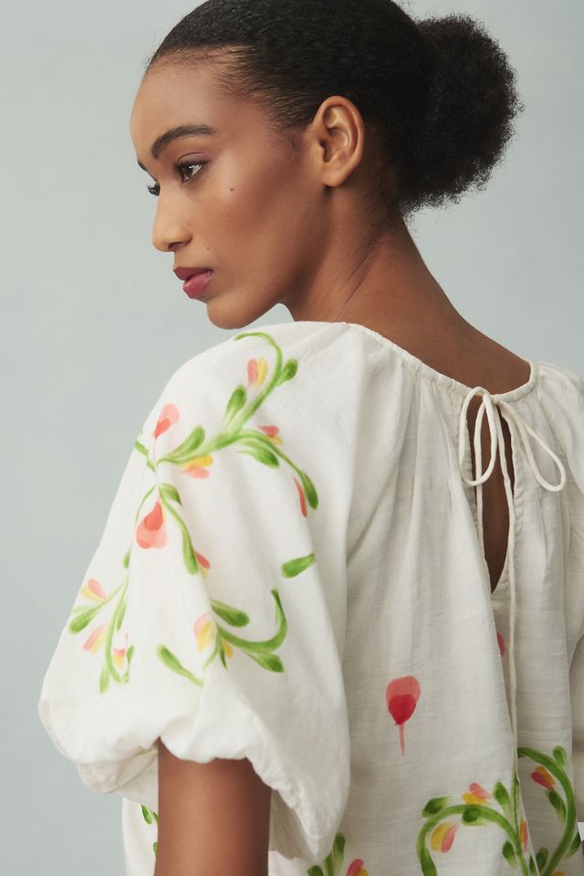Banjanan Oana Puff-Sleeve Top #4