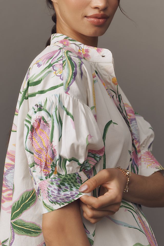 Banjanan Ivy Short-Sleeve Blouse | Anthropologie Banjanan Ivy Short-Sleeve Blouse | Anthropologie