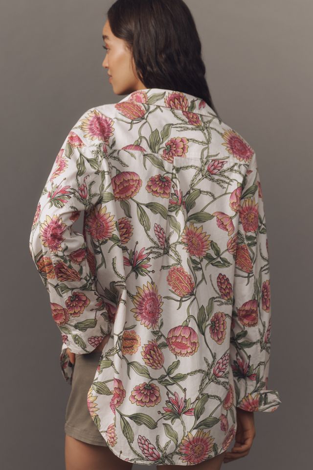 Banjanan Charlotte Long-Sleeve Buttondown Shirt #1