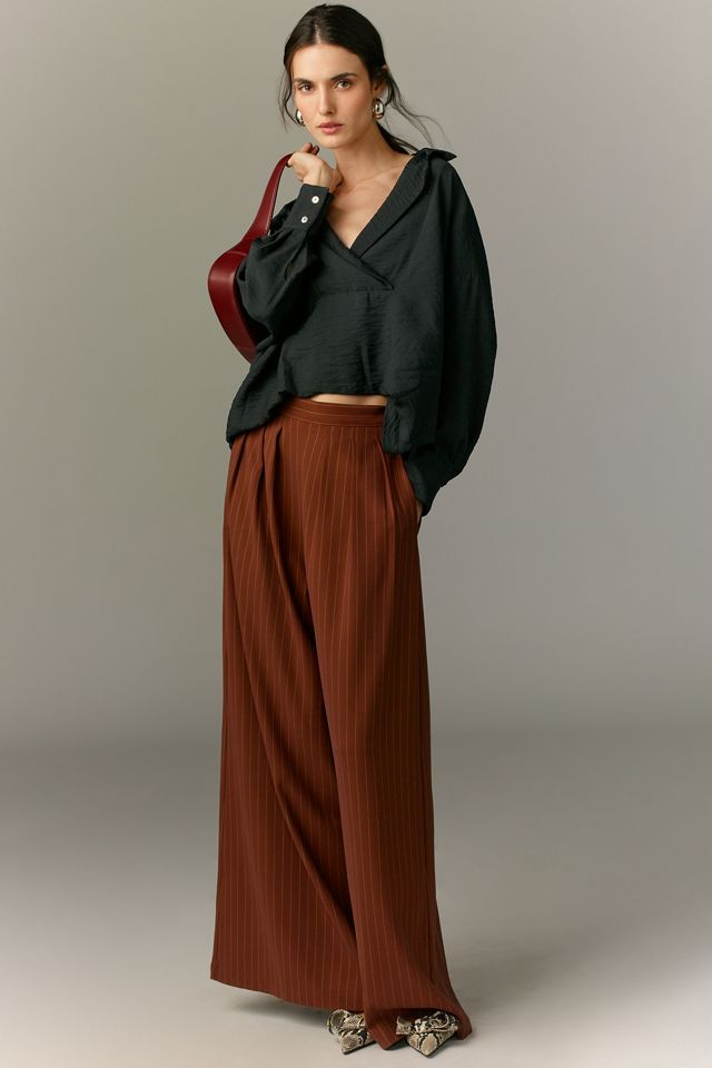 The Dylon Long-Sleeve Wide-Placket Top 