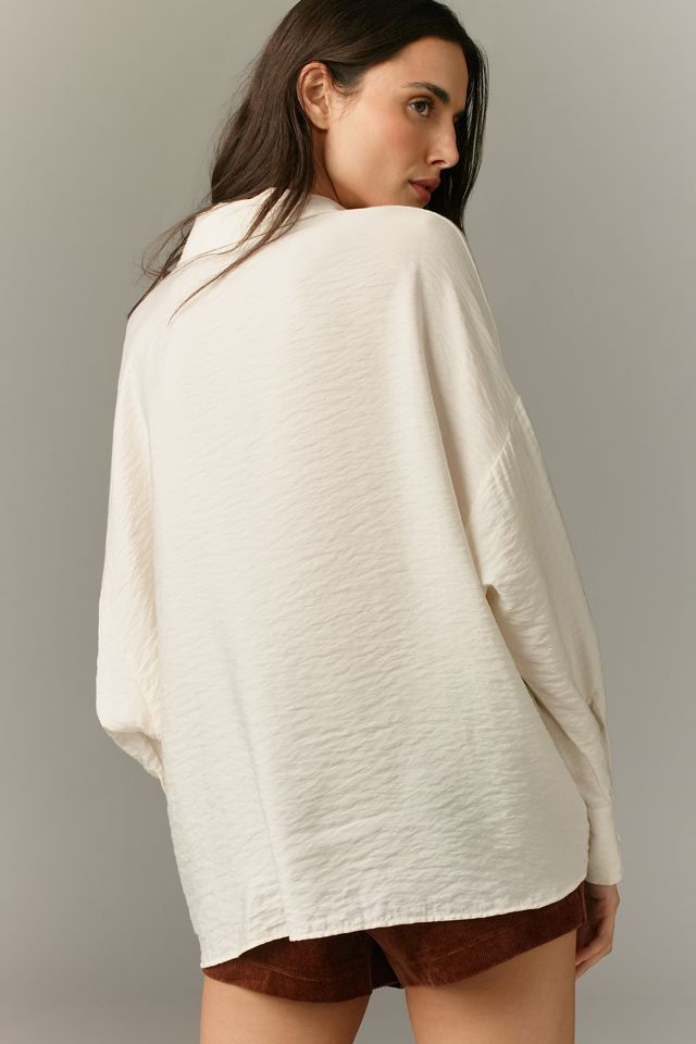 The Dylon Long-Sleeve Wide-Placket Top  #2
