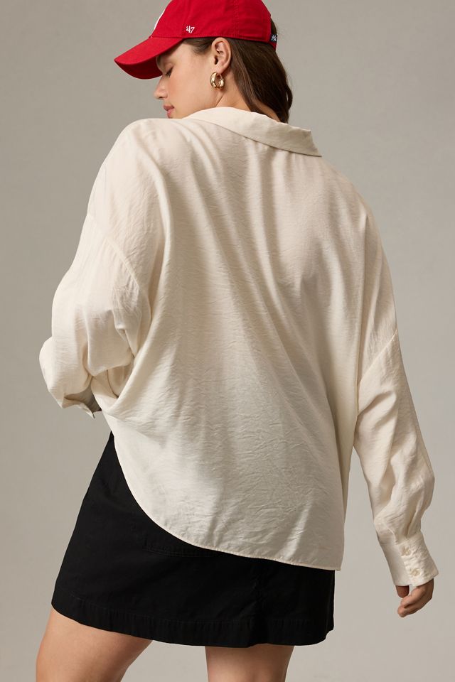 The Dylon Long-Sleeve Wide-Placket Top  #4