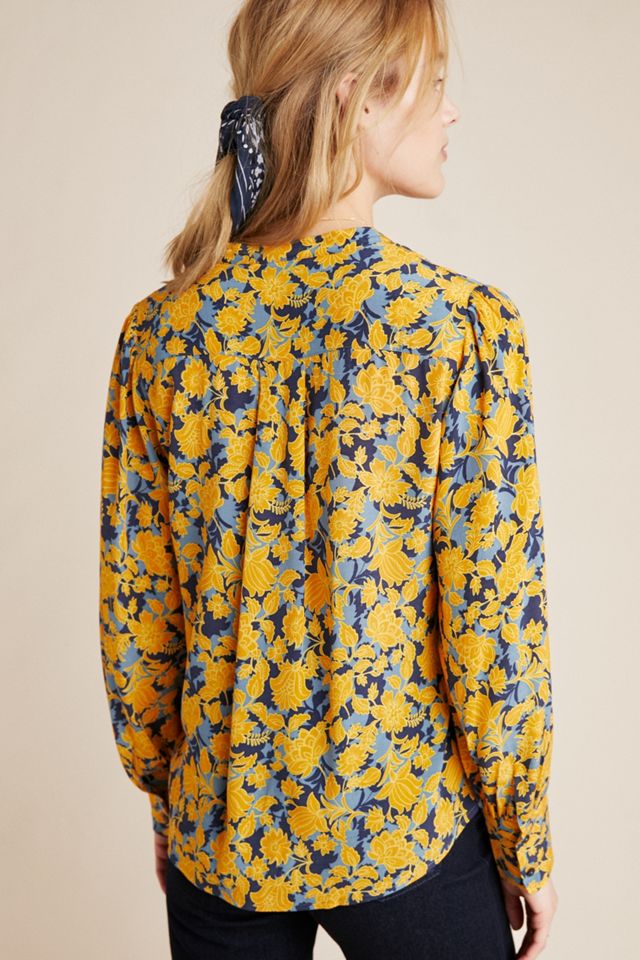 Augustina Ruffled Buttondown #1