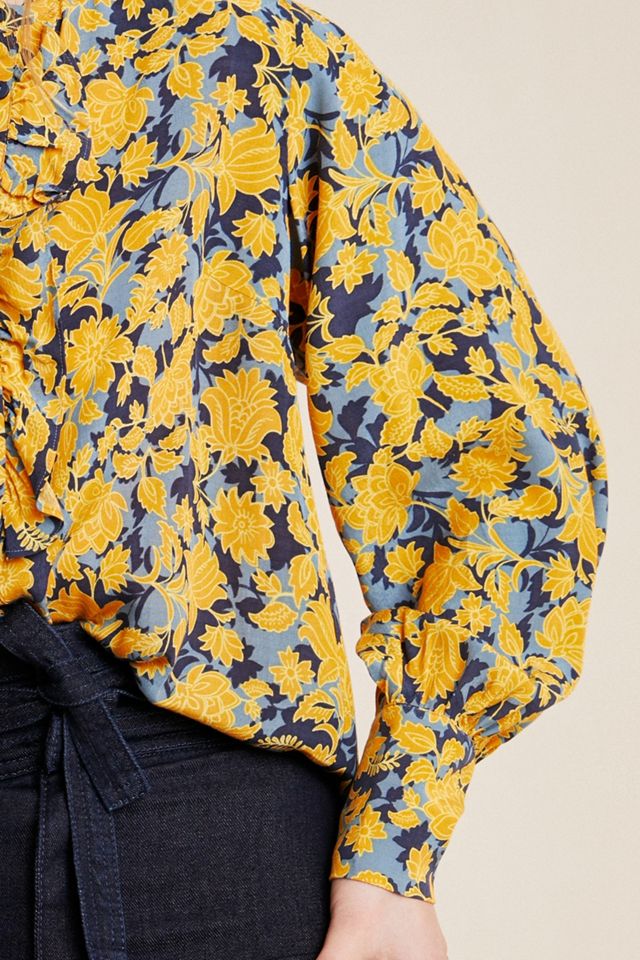 Augustina Ruffled Buttondown #2