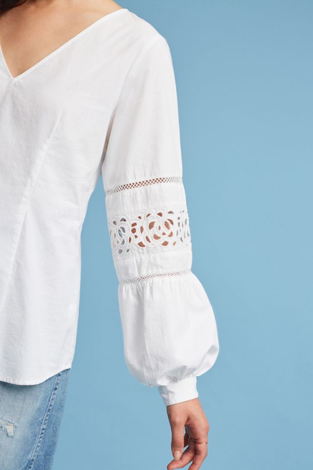 Lace Cutout Blouse #2