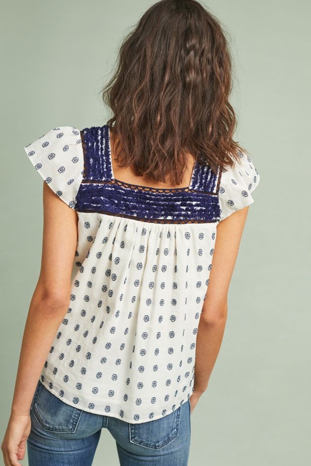 Palm Springs Fringed Blouse #1