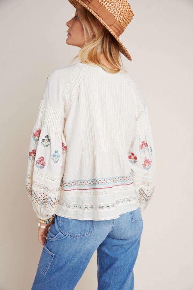 Kayla Embroidered Blouse #2