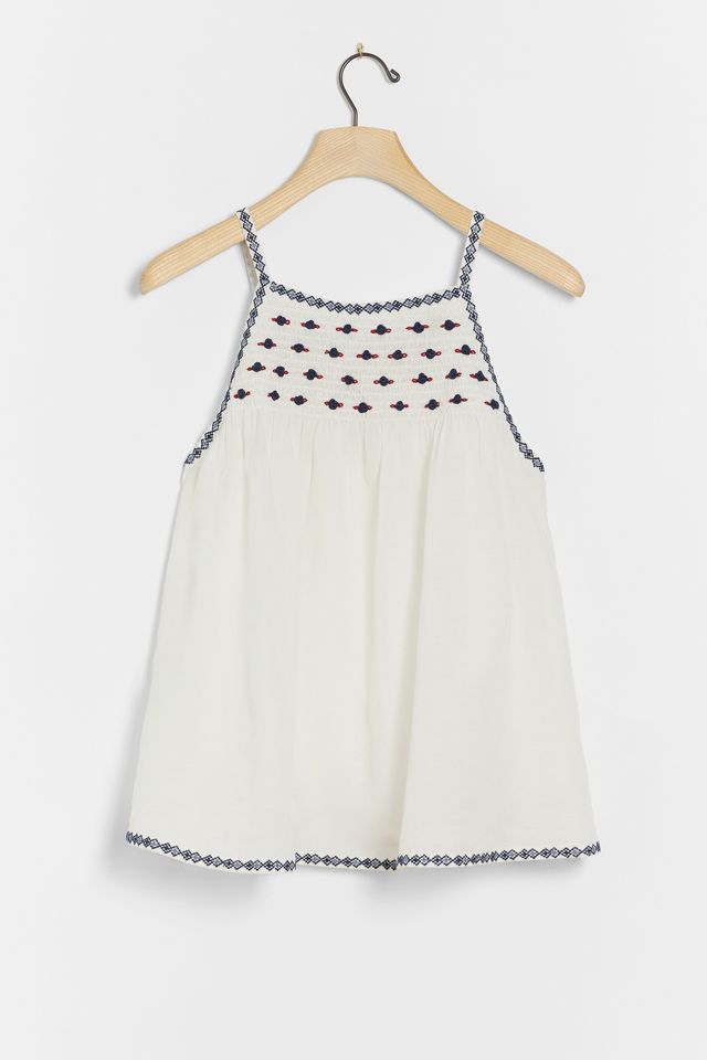 Pilcro Harlee Embroidered Tank | Anthropologie
