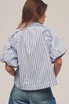 The Zooey Bubble-Sleeve Blouse by Maeve