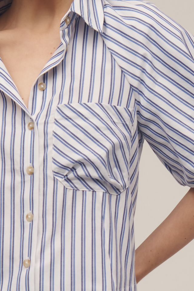The Zooey Bubble-Sleeve Blouse by Maeve #2